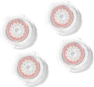 ClarisonicRadiance Facial Cleansing Brush Head Replacement | Compatible with Mia 1, Mia 2, Mia Fit, Alpha Fit, Smart Profile Uplift and Alpha Fit X, Pack of 2 (4Count)